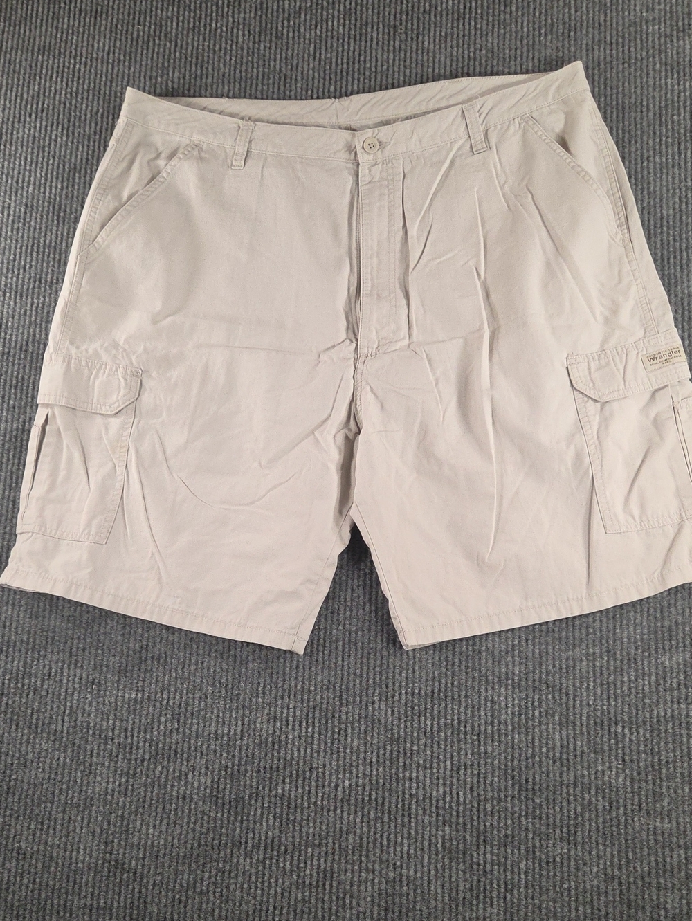 Wrangler Light Beige Cargo Shorts for Men